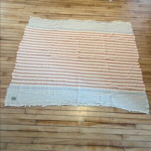 The Fouta Greek Beach Towel Blanket Origin Hellenic Cotton Greece Striped Gauzy